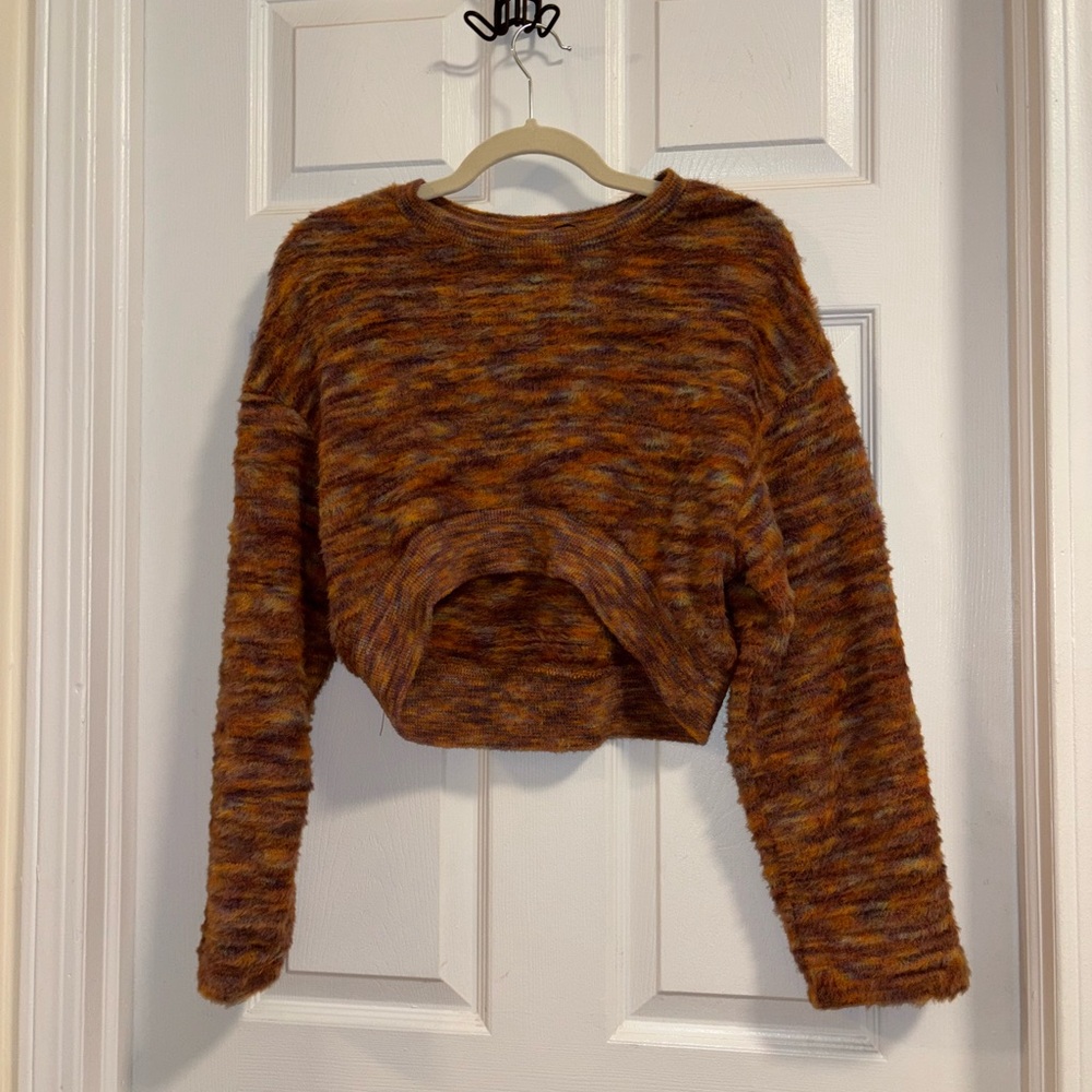 Gently Used Zara Cropped Multicolor Sweater